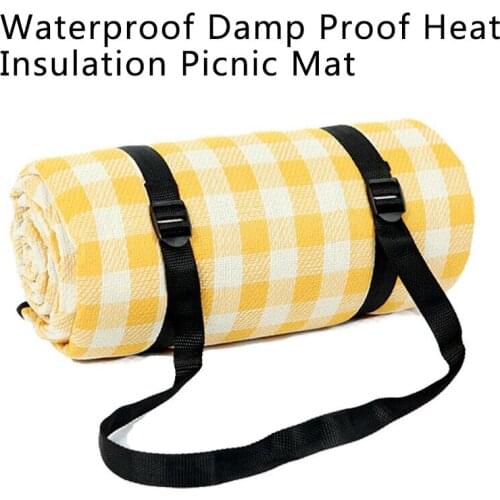 2x2M Waterproof Damp Proof Heat Insulation Thickened Beach Mat Outdoor Picnic Mat
