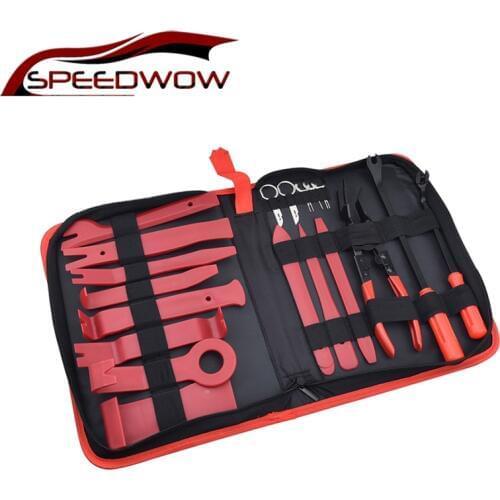 6pcs 19pcs Auto Car Radio Panel Door Clip Panel Trim Dash Audio Removal Installer Pry Kit Repair Tool Car Disassembly Tools