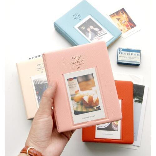 64 Pockets Pieces of Moment Photo Album Holder Candy Color Album for Mini Instax & Name Card 7s 8 25 50