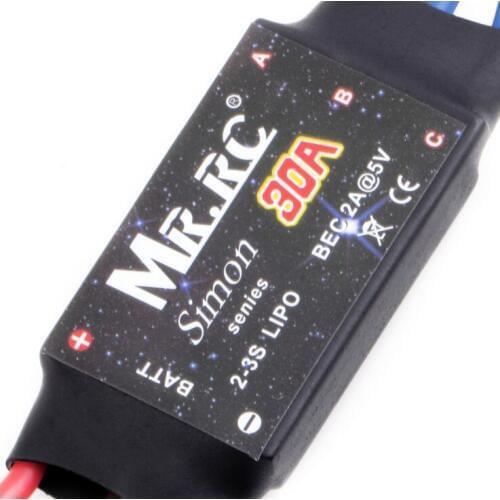 Free shipping 100%original MR RC ESC simonk 30A ESC brushless motor speed controller quadcopter multirotor aircraft F450 QAV300