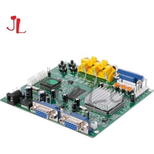 Free shipping GBS-8220 Arcade Game RGB/CGA/EGA/YUV To VGA HD Video Converter Adapter Board Dual VGA output