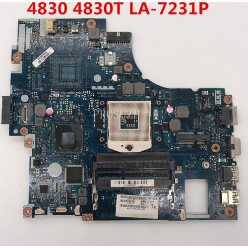 Free shipping For 4830 4830T Laptop Motherboard P4LJ0 LA-7231P working well