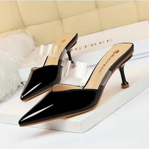 BIGTREE Fashion Lady Dress Shoes Women Pumps High Heels Festival Party Shoes Formal Pumps Stilettos Sandals Slippers
