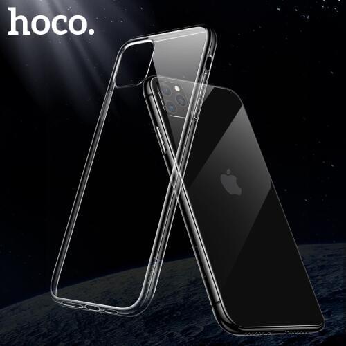 HOCO Original Clear Soft TPU Case for iPhone 11 11 Pro Transparent Protective Cover Ultra thin Protection for iPhone 11 Pro Max