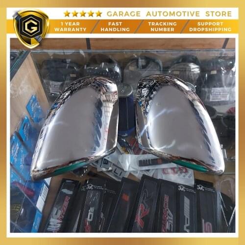 For Dacia Duster Stainless Steel Chrome Accessory Mirror Cover 2018 - 2021 2 Pcs