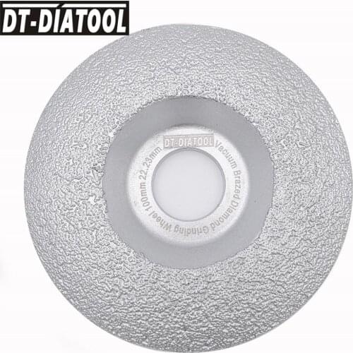 DT-DIATOOL Vacuum Brazed Diamond Grinding Disc Dry or Wet faster Speed and longer life For All Stone And Construction Material