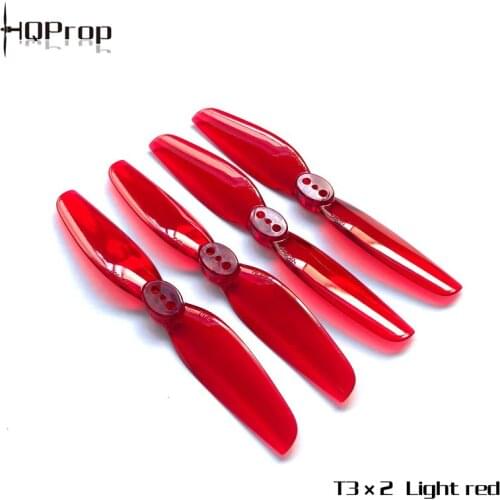 2Pairs HQPROP T3X2 3020 2-Blade PC Propeller for RC FPV Racing Freestyle 3inch Toothpick Micro Drones DIY Parts 1104 1105 1202