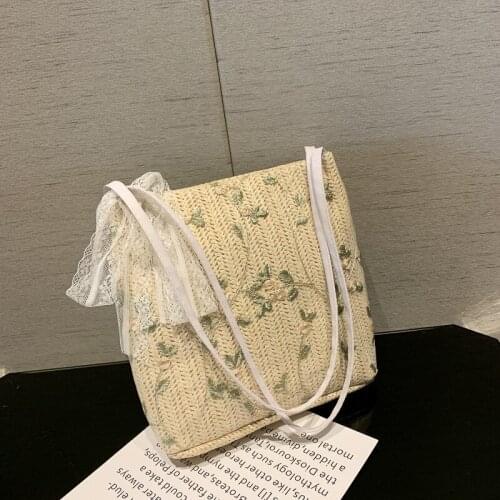 Exquisiteness Weave Embroidery Shoulder Bag All-match Fashion Womens Multifunction Handbag Retro Casual Temperament Satchels