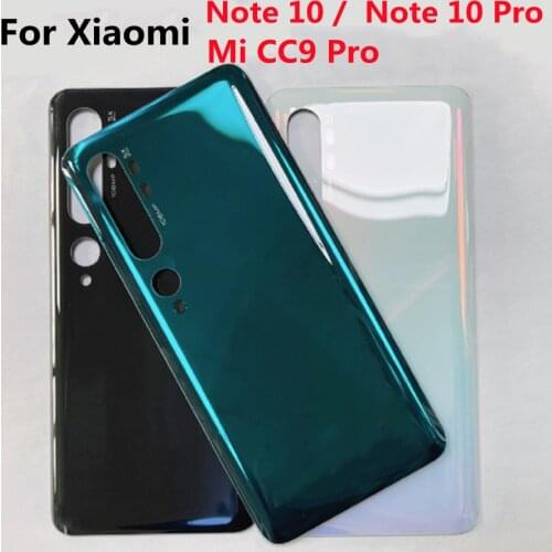 For Xiaomi Mi CC9 pro Back Battery Cover DoorRear Housing Glass Case For Xiaomi Mi CC9 pro Battery Cover Door