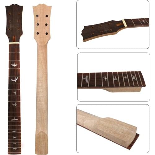L10 24.75 Inch 628 mm 22Fret Electric Guitar Neck Unfinished MAHOGANY Make and ROSEWOOD FIngerboard