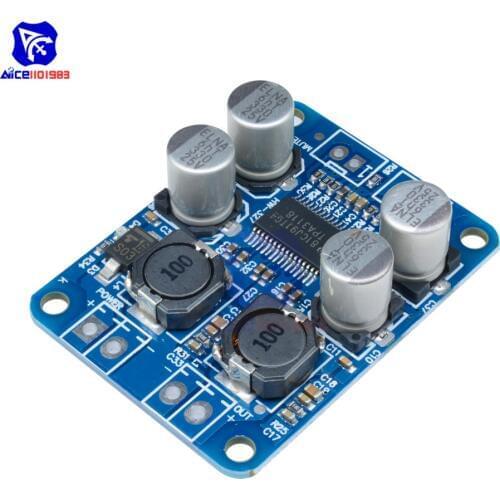 Diymore TPA3118 PBTL Mono Digital Audio Power Amplifier Board 60W 8V -24V Power AMP Module Car High Out Low Power