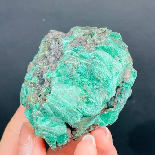 Natural Malachite Rock Mineral Specimen Reiki Healing For Decor