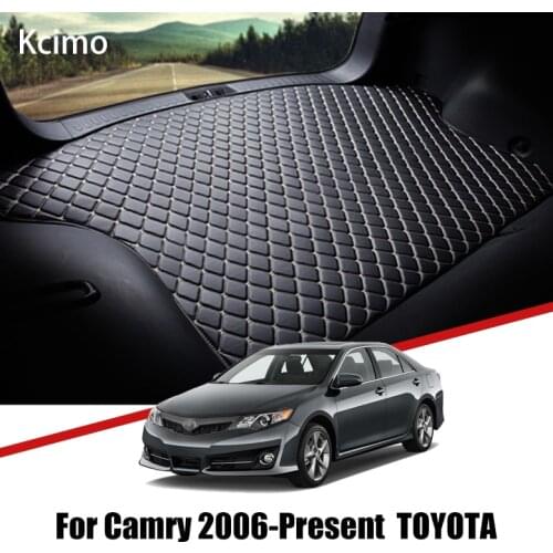 Liner Pad For Toyota Camry 2006-Present Trunk Boot Mat XV40 XV50 XV70 Leather Cargo Liners Rear Camry Car Trunk Mat