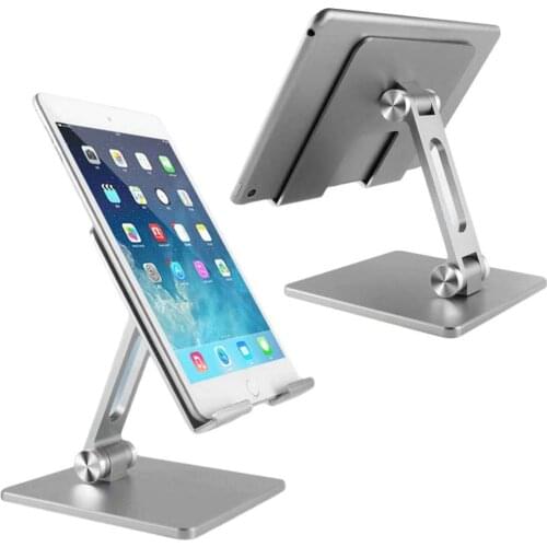 Tablet Stand Adjustable Foldable Aluminum Desktop Holder Dock For Xiaomi Microsoft Surface iPad Pro Kindle Samsung Tab E-Reader