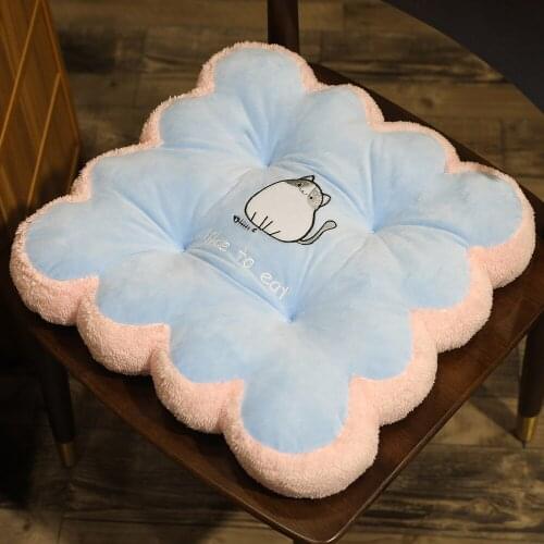 Pink Tatami Seat Autumn Cartoon Blue Pad Soft Office Chair Cushion Thicken Pillow Car Gifts For Children Home Decor 40x40cm