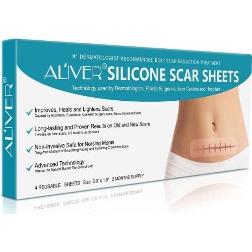 Silicone Scar Removal Patch Remove Trauma Burn Scar Skin Acne Treatment Repair