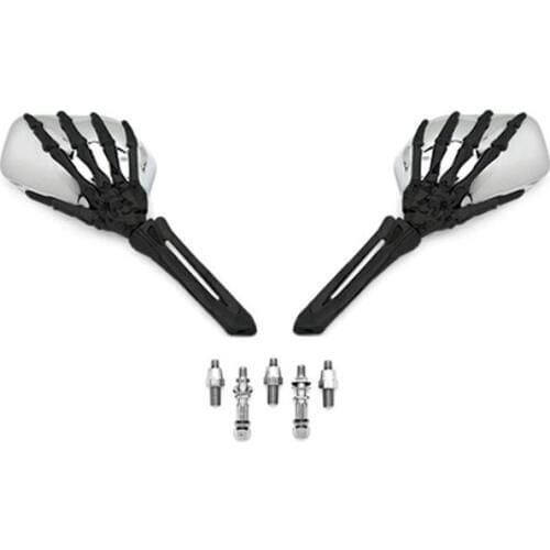 Brand new Skeleton Skull Hand Motorcycle Mirrors For Yamaha V-Star Vstar V Star XVS 1100 Custom