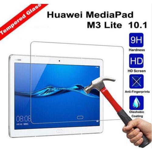 Tempered Glass Screen Protector Film for Huawei MediaPad M3 Lite 10 10.1 inch BAH-W09 BAH-AL00
