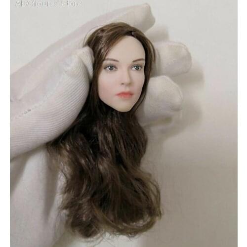1/6 Scale Ellen Page Female Accessory Model Women Head Sculpt Carved For 12 inches Phicen Figure Action Body In Stock