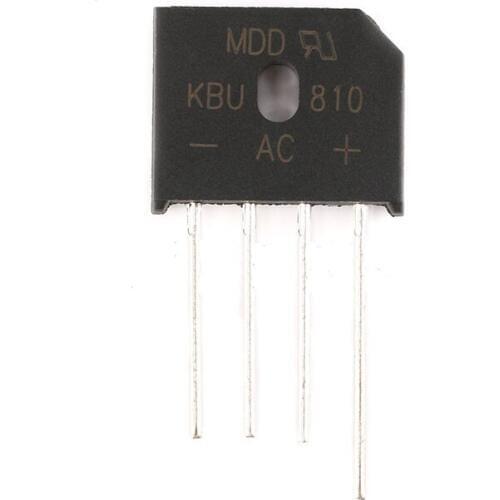 10pc MDD KBU810 8A/1000V rectifier KBU810 Silicon bridge rectifier