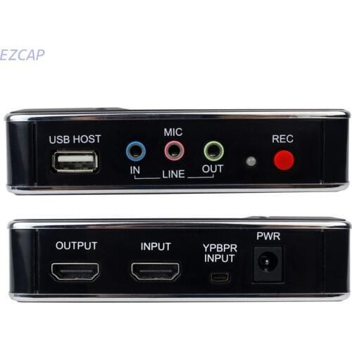 1080p 30fps YPbPr interface video capture card, convert HDMI/YPBPR to HDMI/USB Driver for XBOX One 360 PS3 PS4 Free shipping