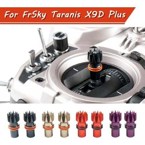 2 PCS STP M3 CNC Aluminum Transmitter Stick Ends for FrSky Taranis X9D Plus Radio Transmitter FPV Drone