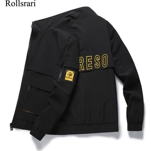 2020 Brand Casual Men Jackets And Coat Military Jacket Outerwear Coat High Quality Chaquetas Loose Tooling Jackets For Men