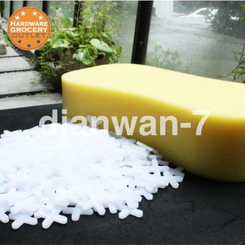 5mm Tile Spacer 500pcs with Washing And Cleaning Sponge