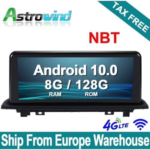 10.25 inch 8 Core 128G ROM Android 10.0 System Car GPS Navigation Media Stereo Radio For BMW X1 F48 2016 2017 With NBT System