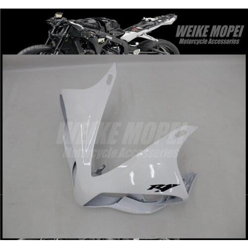 White Front Upper Fairing Headlight Cowl Nose Panlel Fit For YAMAHA YZF1000 07 08 R1 2007 2008