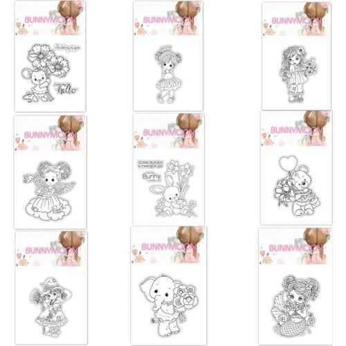 CH New Arrival 2021 little girl 2 Metal Cutting Dies and stamps DIY Scrapbooking Card Stencil Paper Craft Handmade Album Hand