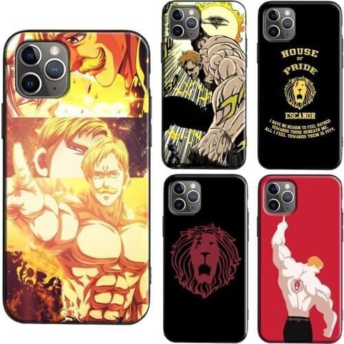 Escanor Seven Deadly Sins TPU Case For iPhone XR X XS Max 11 12 Pro Max mini 6S 7 8 Plus SE 2020 Cover Coque