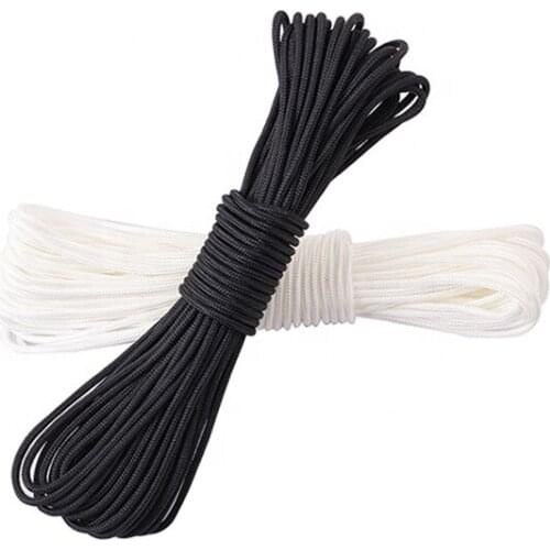 Black and White Bowstring D-Loop Bow Release Archery Accessories Compound Bow 10m D-Loop String