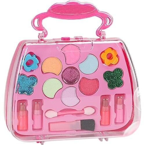 Childrens makeup toy suitcase girl handbag cosmetics toy set princess makeup girl toy makeup for girls kids toys for girls
