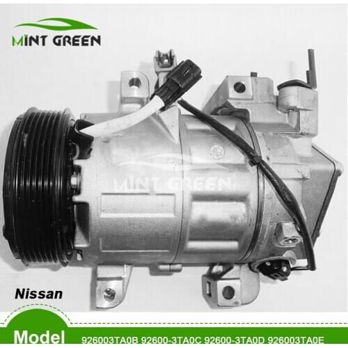 For AC Compressor For Nissan Altima 2.5SL 2.5SV 2013 2014 -2017 926003TA0A 926003TA0B 92600-3TA0C 92600-3TA0D 926003TA0E