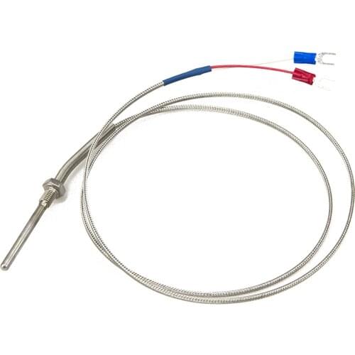 FTARP09 K type 50mm probe length 1m cable thermocouple temperature sensor PT1/8 1/4 3/8 1/2 M8*1.25 M6*1 M12*1 M16*1.5 M10*1.5
