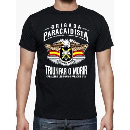 Spanish Legion Paratrooper Brigade T-Shirt. Summer Cotton O-Neck Short Sleeve Mens T Shirt New S-3XL
