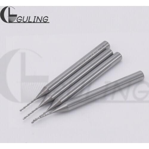 CNC Tungsten steel Fixed Shank 50MM Right Drill 0.30 0.45 0.65 0.75 0.85 1.05 1.25 1.35 1.75 2.45 2.65 2.85 3.00 Solid Drill
