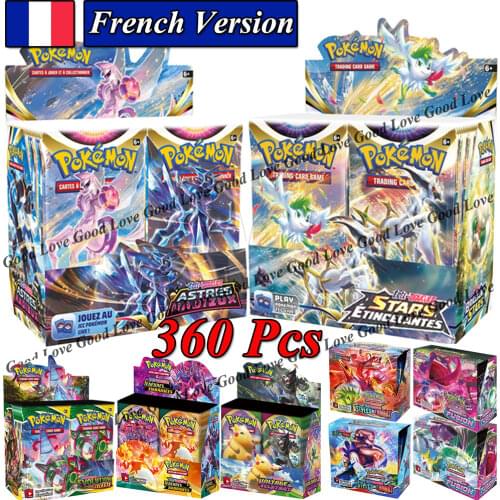 360pcs/box Pokemon French Version Cards STYLES DE COMBAT Booster Collection Gift Kids Pokemon Cards Toy