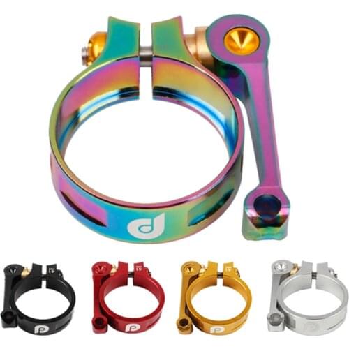 Bicycle Seatpost Parts Litepro Ultralight Folding Bike Seat Tube Clip Aluminum Alloy CNC 41 Suitable For 33.9MM