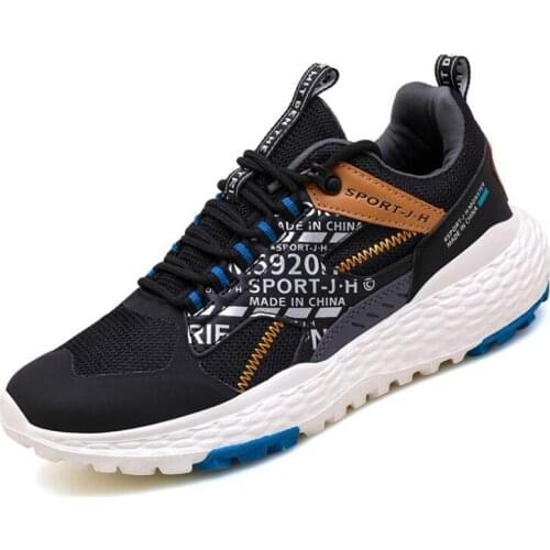 Fashion Retro Sneakers Men Mesh Running Shoes for Mens Comfortable Chunky Dad Shoes Breathable Sports Jogging Shoes Zapatillas