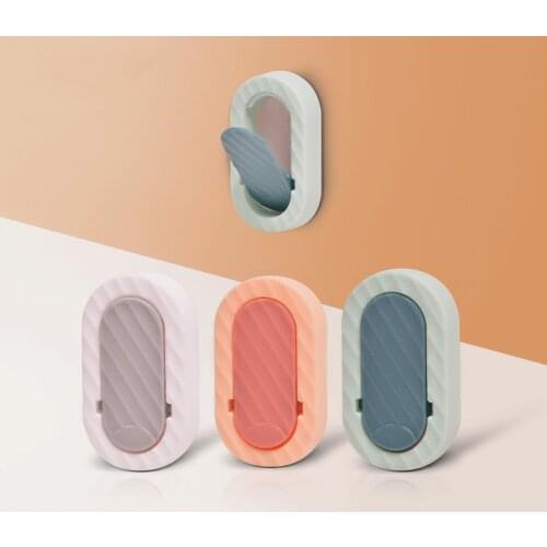 5Pcs/set Towel Hooks Plastic Door Hangers Self Adhesive Wall Hangers Hat Racks Keys Hanger wall organizer Home Decor key holder