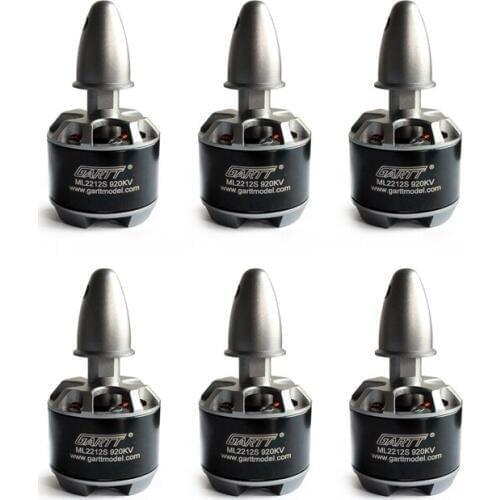 GARTT 3pcs CW 3pcs CCW ML2212S 920KV 230W 2212S Motor QuadCopter F450X525 RC Multirotor Drone