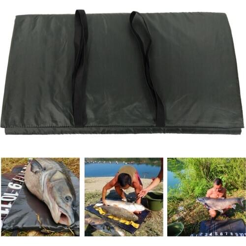 Lightweight Fishing Protection Carp Fishing Mat Weigh Sling Fold Over Straps Pad
