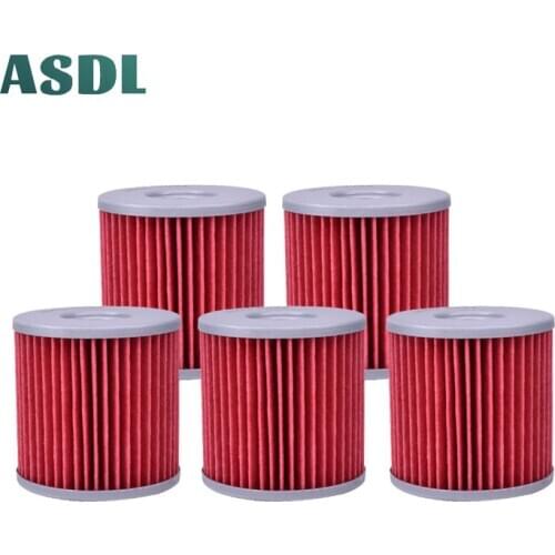 5 Pieces Motorcycle Oil Filter for Hyosung GT 650 GT650 GV 650 700 ST 7 ST7