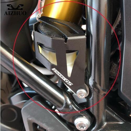 Motorcycle Rear Brake Fluid Reservoir Guard Cover Protect For BMW R12550GS R1200GS R 1200 GS LC Adventure 2014 2015 2016 2017 18