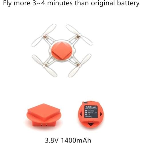 3.8v 1400Mah li-po rechargeable battery For Xiaomi MiTu Quadcopter Drone Accessories high quality 3-4 minutes fly