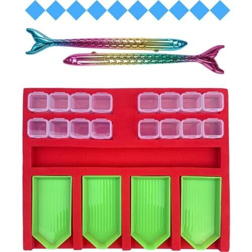 Diamond Painting Tray Organizer Holder DIY Diamond painting kits Painting with Diamand Accessory Christmas Gift Painting DIY Kit