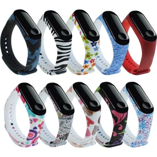 Strap For Xiaomi Mi Band 3 Silicone Bracelet Strap For Xiaomi Mi Band 3 Replacement Wristband For Xiaomi Mi Band 3