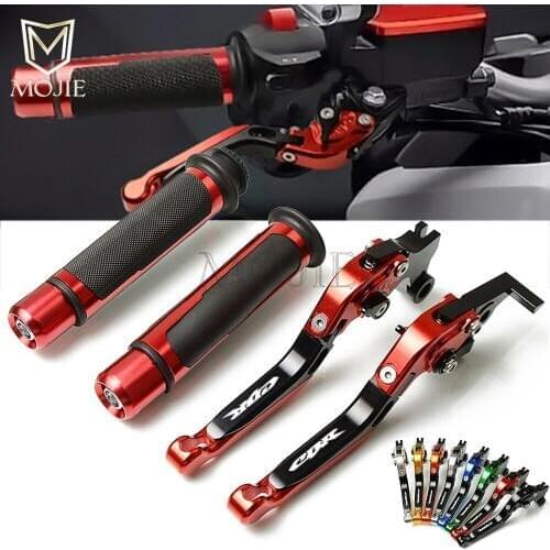 Motorcycle CNC Brake Clutch Lever Handle Grips Handlebars For Honda CBR300R CB300F CB300 FA CBR CB 300 2014-2018 2015 2016 2017